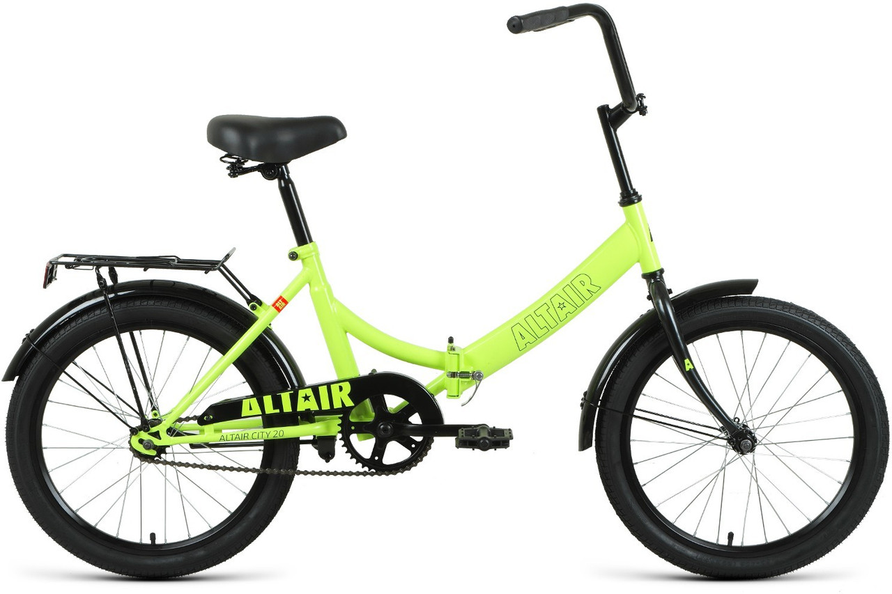Складной велосипед складной Altair ALTAIR CITY 20 (14 quot; рост) ярко-зеленый/черный 2022 год (RBK22AL20004) - фото 1 - id-p188694208