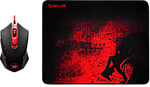Мышь игровая REDRAGON + Коврик M601BA 7 кнопок 3200 dpi 78226