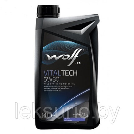 WOLF VitalTech  5W-30 1л моторное масло (Бельгия), фото 2