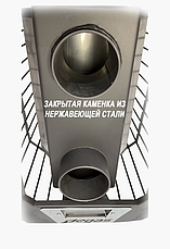 Банная печь Пегас 16 нерж. топка сетка, фото 2