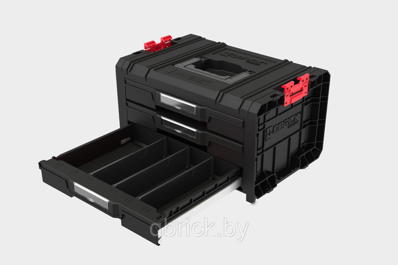 Ящик для инструментов Qbrick System PRO Drawer 3 Toolbox, черный