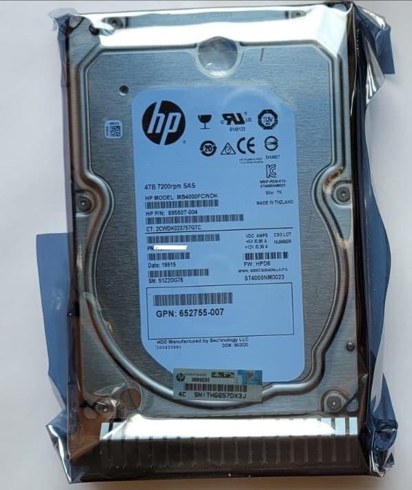 695510-B21 695842-001 Жесткий диск HP 4TB 7.2K 6G 3.5 SAS MDL - фото 3 - id-p68913245