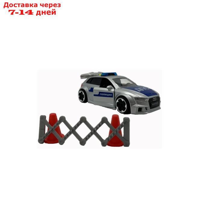 Полицейская машинка Audi RS3, фрикционная, 15 см, свет/звук - фото 1 - id-p188712153