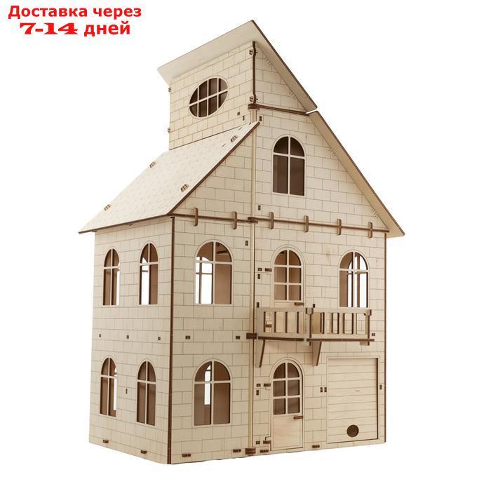 Сборная модель из дерева 3D "Кукольный дом с лифтом" - фото 7 - id-p188710357