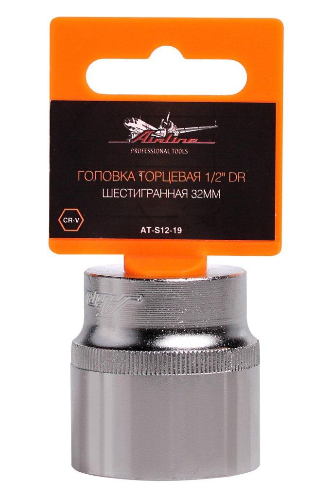 Головка торцевая 1/2" DR шестигранная 32мм (AT-S12-19)
