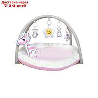 Развивающий коврик Everflo Animals World pink