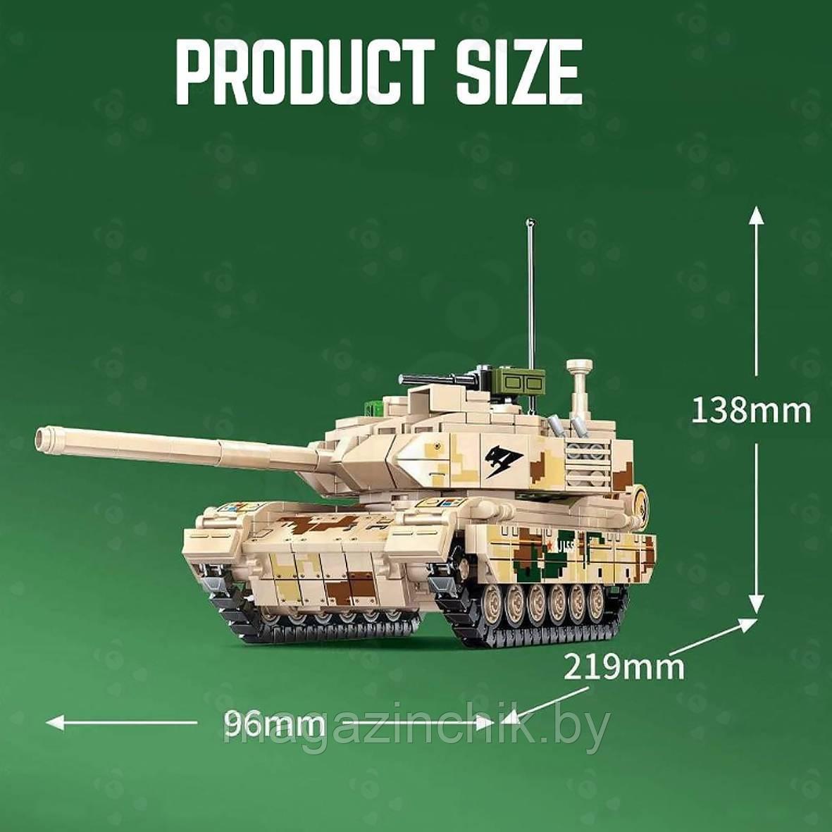 Конструктор Легкий танк Type 15, Sembo 203107, 576 дет - фото 2 - id-p188728979