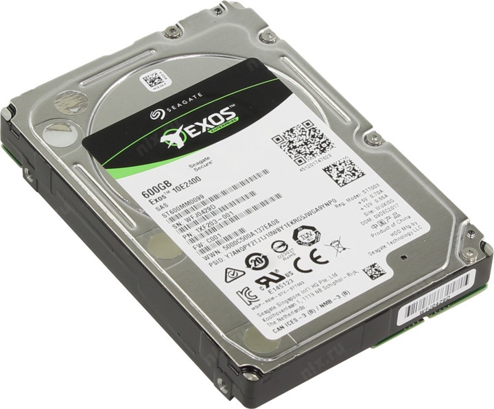 HDD 600 Gb SAS 12Gb/s Seagate Exos 10E2400 ST600MM0099 2.5" 10000rpm 256Mb