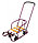 Санки детские (Т6У) Тимка 6 Универсал с колесной базой, ремнем безопасности, перекидная ручка, бордовые, фото 4