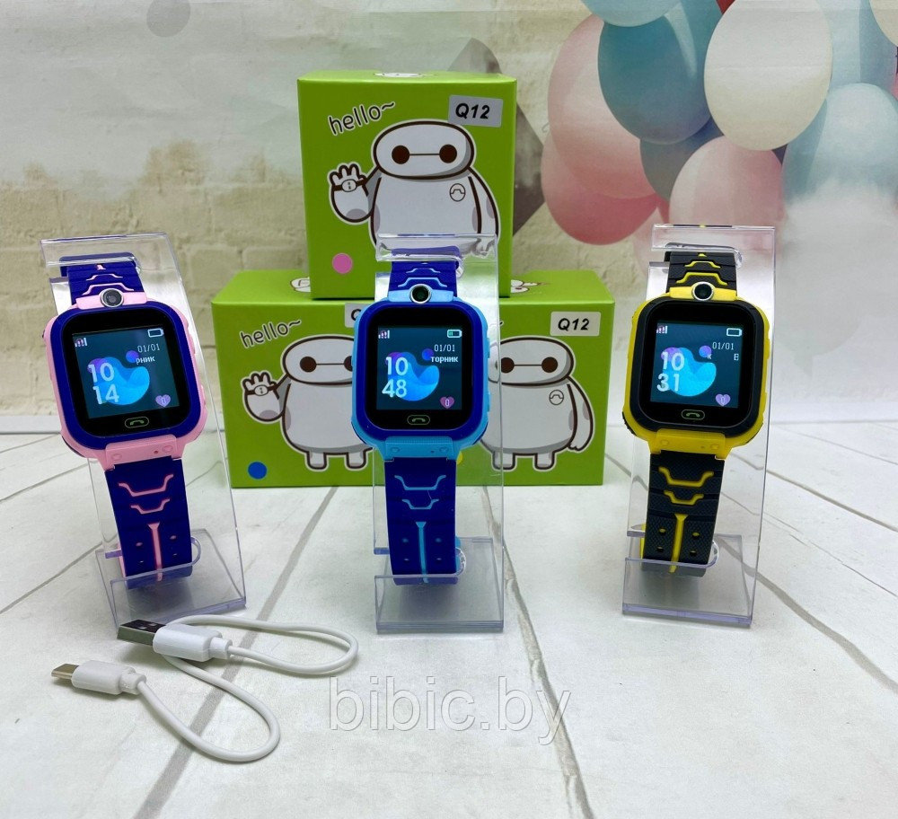 Умные часы Smart Baby Q12(детские часы-телефон)