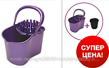 Ведро SALE для уборки с отжимом и контейнером для грязной воды (15л. + 4л.) F059, Турция