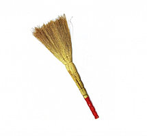 Веник 4-х прошивной СОРГО с терморучкой обвязка из проволоки 450-500гр ЛЮКС
