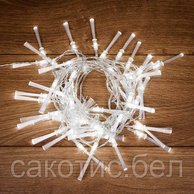 Гирлянда светодиодная "Кисточки" 48 LED БЕЛЫЕ 5 метров, фото 2
