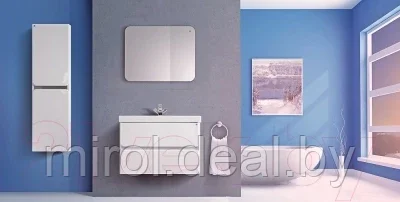 Шкаф-полупенал для ванной Belux Париж П35 - фото 2 - id-p188757011