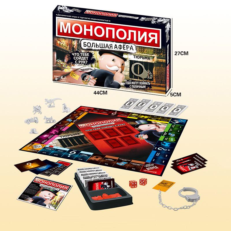 Настольная игра Монополия Большая Афера (фишки-металл), SC802E - фото 1 - id-p188758569