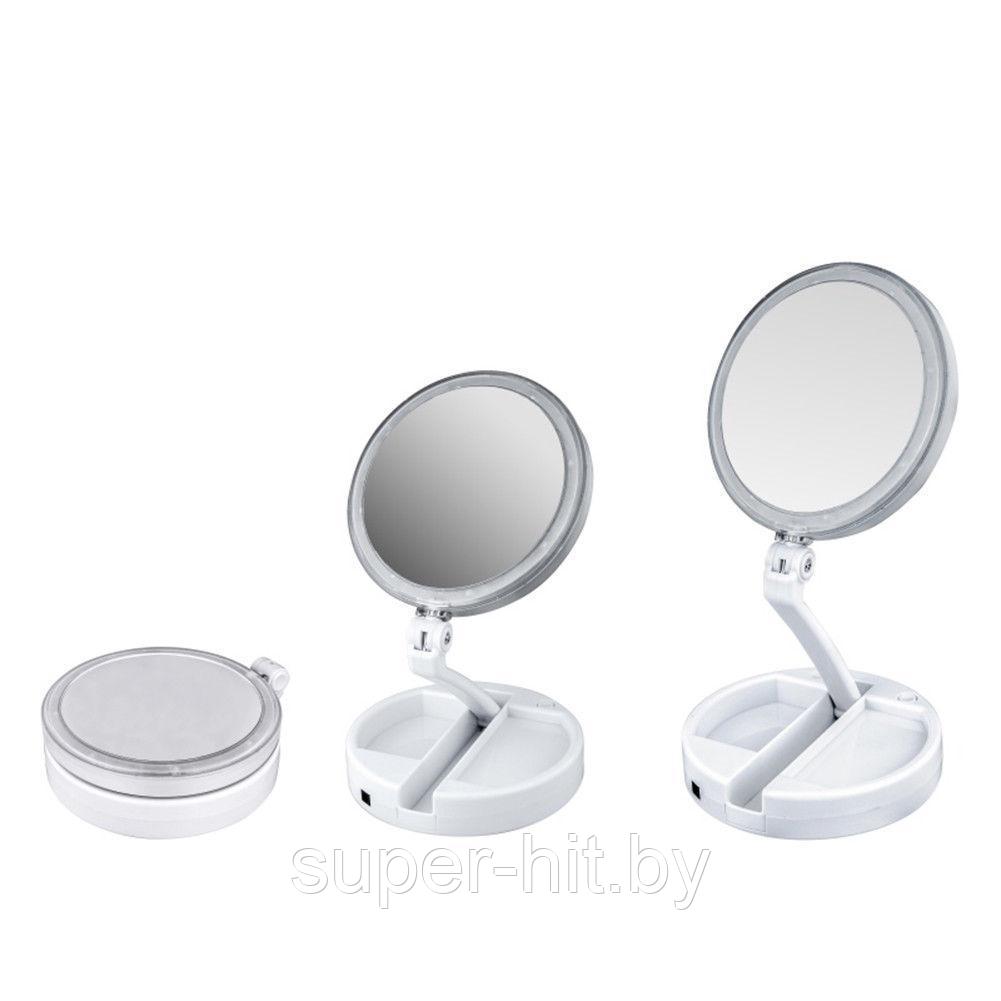 Зеркало со светодиодами My FoldAway Mirror УЦЕНКА! - фото 1 - id-p188758583