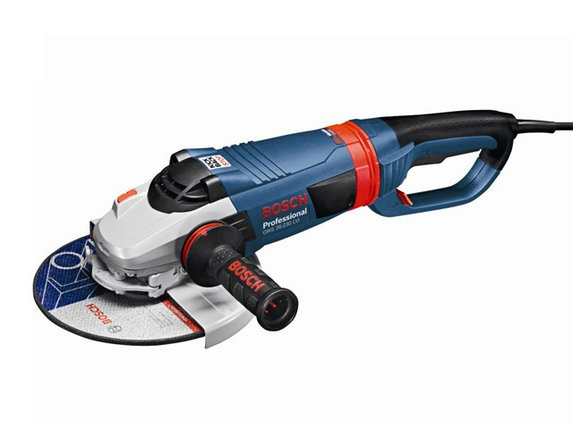 Двуручная углошлифмашина BOSCH GWS 26-230 LVI в кор. (2600 Вт, диск 230х22 мм, вибро, плавный пуск, без регул., фото 2