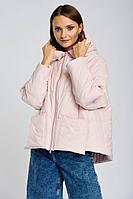 Женская осенняя розовая куртка Winkler s World 570-к розовый-зефир 44р.