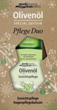 Подарочный набор Olivenol "Двойной уход" (бальзам-уход для кожи вокруг глаз, 15 мл + крем для лица, 50 мл)
