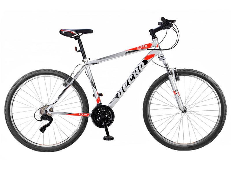 Десна 2710 V серый/красный горный велосипед