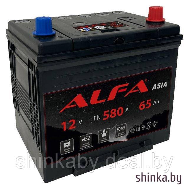 Автомобильный аккумулятор ALFA Asia JR 580A (65 А·ч) - фото 1 - id-p188780552