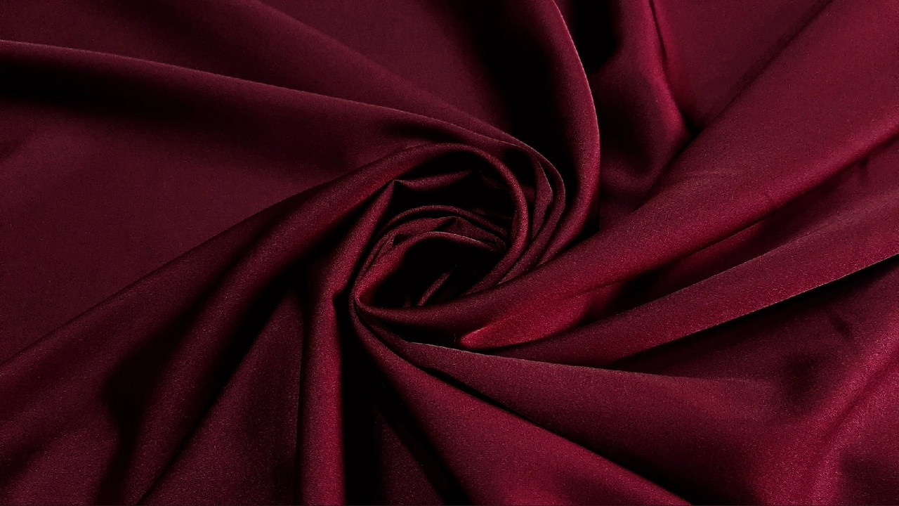 Шелк-сатин Армани цвет бордо