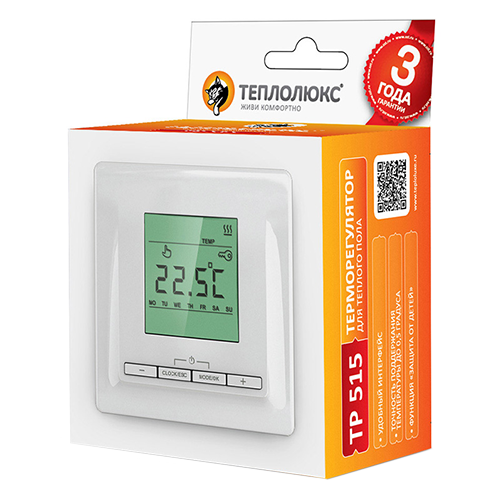 Комнатный терморегулятор Теплолюкс TP 515 - фото 3 - id-p188780430
