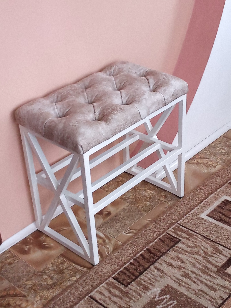 Банкетка в прихожую №9 В стиле ЛОФТ