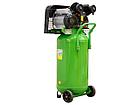 Компрессор ECO AE-1005-B2 (380 л/мин, 8 атм, ременной, масляный, вертикальный ресив. 100 л, 220 В, 2.20 кВт), фото 2