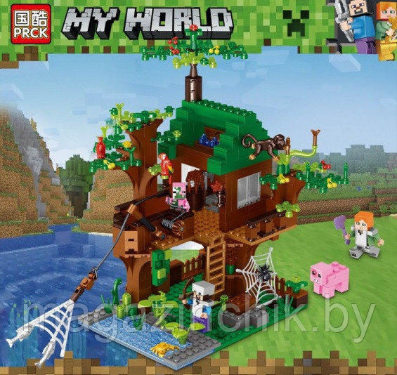 Конструктор Майнкрафт Minecraft Дом у реки, 63122, 443 дет.