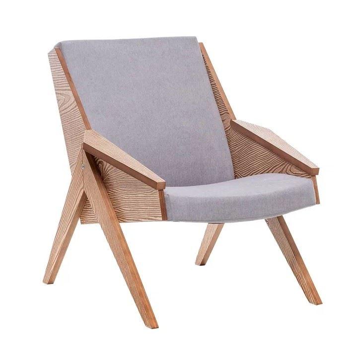 Кресло для отдыха "Амбер-Д" (Дуб, ткань Soro 90) - фото 1 - id-p188793464