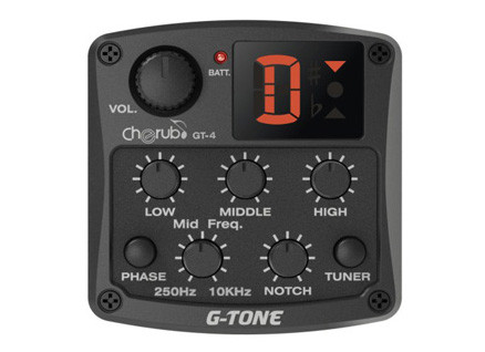 Cherub GT-4 Гитарный эквалайзер цифровой 3-х полосный с тюнером и контролем средних частот - фото 1 - id-p188787573