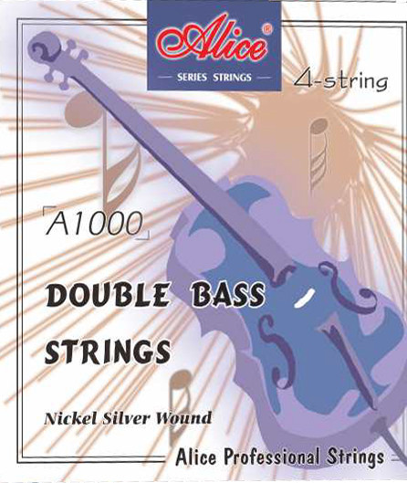 Alice A1000-4/4 Комплект струн для контрабаса - фото 1 - id-p188787565