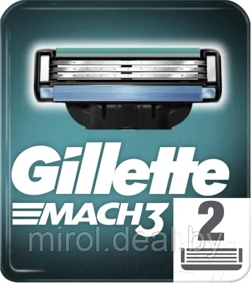 Набор сменных кассет Gillette Mach3 - фото 2 - id-p188819021