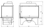 КАМИННАЯ ТОПКА KFD ECO ILUX 90 R, фото 2