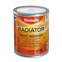 Краска алкидная RADIATOR (полуматовая) (база А) (0,9 л) (Finntella, Финляндия)