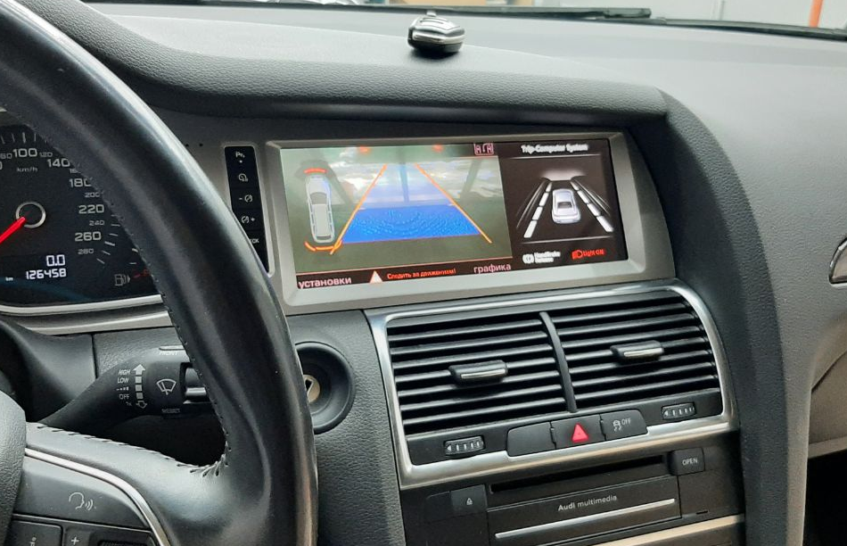 Штатная магнитола Parafar для Audi Q7 (2010-2015) 3G экран 10.25" разрешение 1920*720 на Android 13 - фото 4 - id-p129846265