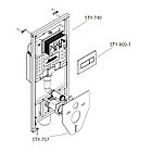 Инсталляция для унитаза Styron STY-740 NIAGARA-FIX, фото 3