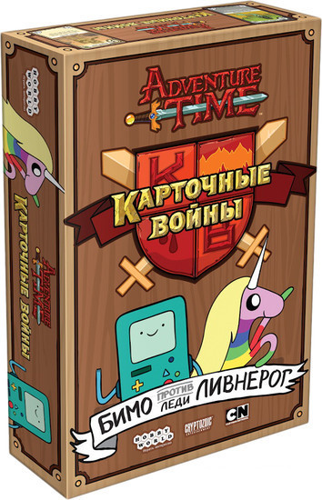 Настольная игра Мир Хобби Время приключений: Карточные войны. Бимо против леди Ливнерог