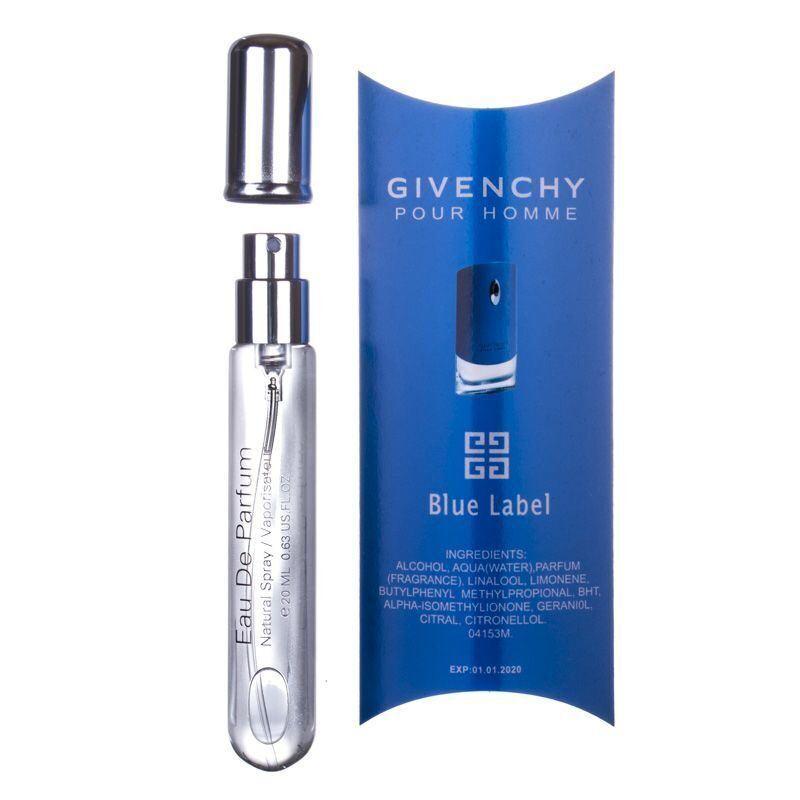 Стойкие! Мужской аромат Givenchy Blue Label 20ml
