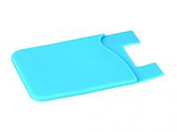 Чехол DF для карт на смартфон Silicone Blue CardHolder-01