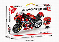 Конструктор Мотоцикл Suzuki GSX-R1000 + шлем, 430 дет., 8103