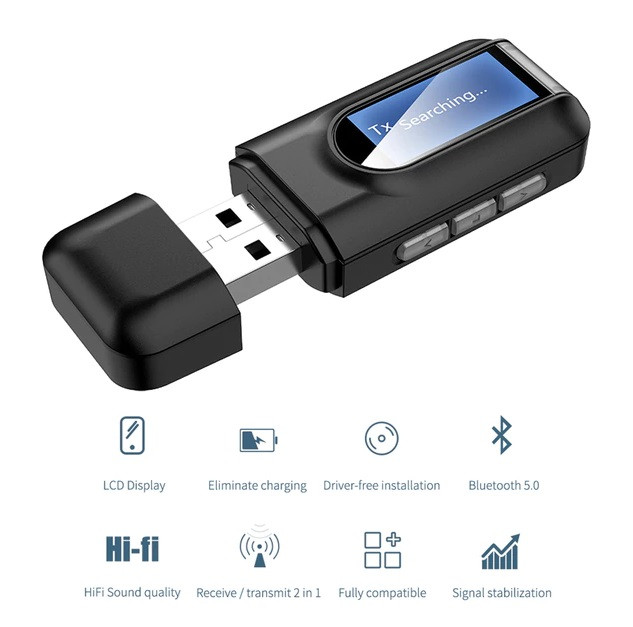 Bluetooth RX адаптер T11, v5.0 (Блютуз приёмник) - фото 5 - id-p123963958
