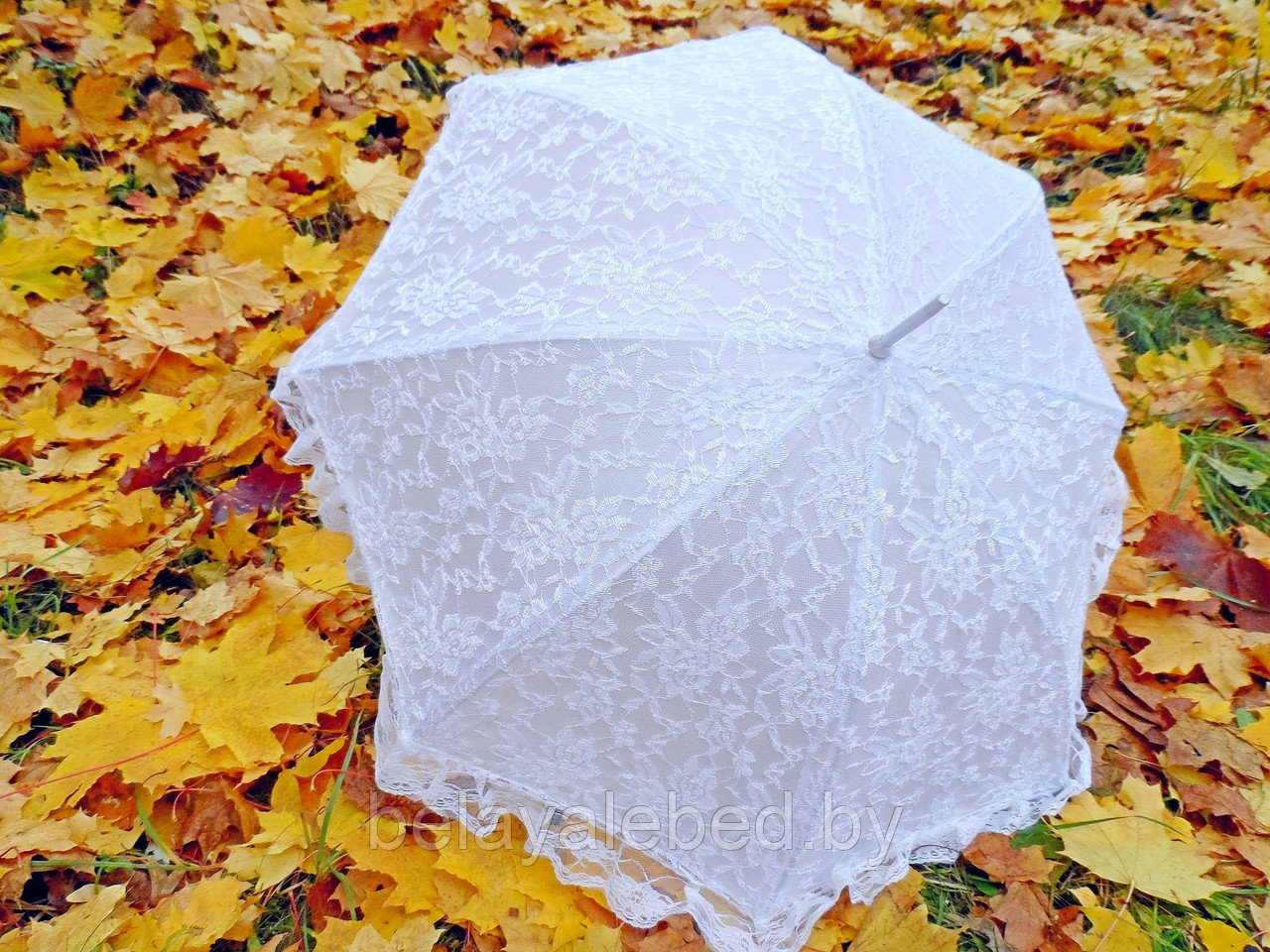 Зонт свадебный №11 (От дождя). ПРОКАТ. - фото 4 - id-p62180453