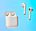 Беспроводные наушники Air Pods 2 PREMIUM (Точная копия), фото 5