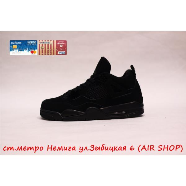 Nike Air Jordan 4 Black Cat, фото 1
