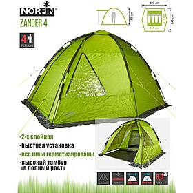 Палатка автоматическая 4-х местная Norfin ZANDER 4 NF-10403