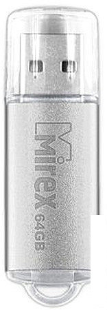 USB Flash Mirex Unit Silver 64GB [13600-FMUUSI64]