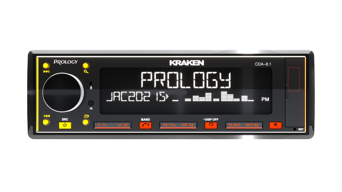 Автомобильный ресивер с мощностью 8х65 Вт PROLOGY CDA-8.1 KRAKEN FM/USB/BT - фото 2 - id-p188874473