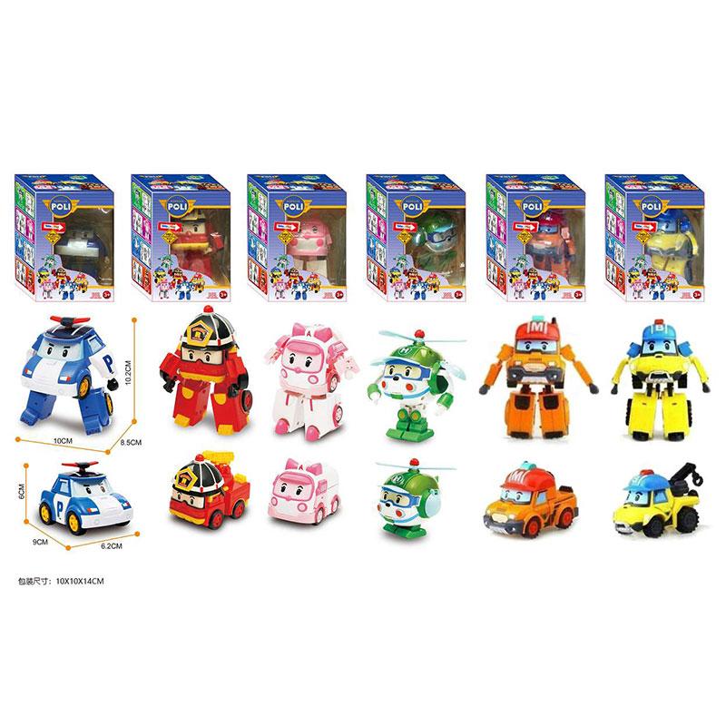 Игровой набор из 6 героев Робокар Поли арт.83168 -6 (в индивидуальных упаковках)